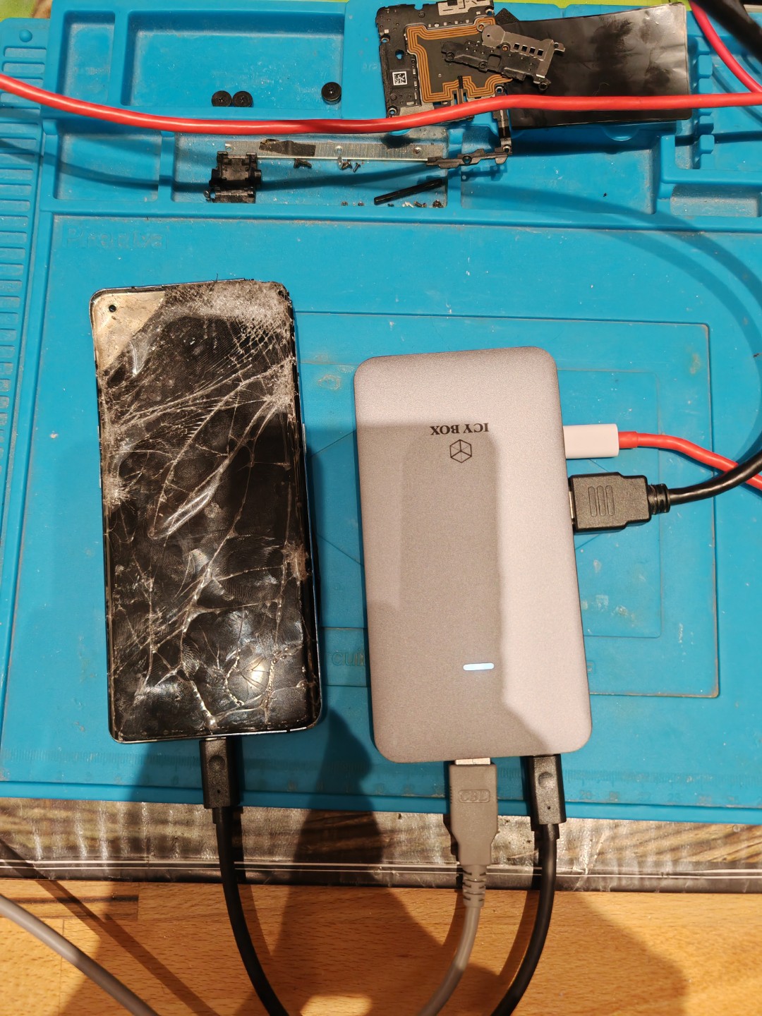 Tél brancher à une station HDMI